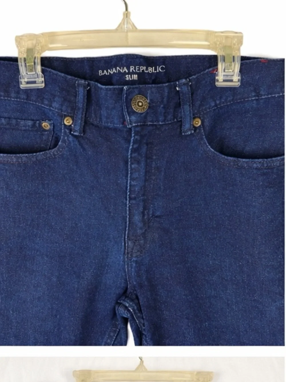 Banana Republic Slim Jeans‎ 31x32 Dark Wash Stretch Denim Men